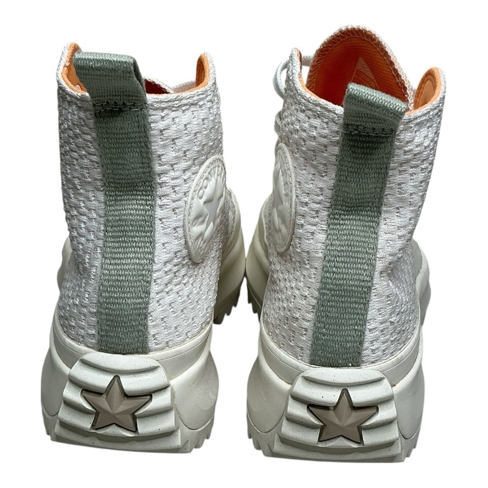Converse Run Star Hike Hi Platform Sneakers White Woven Texture | Women’s 7.5 - Picture 5 of 15